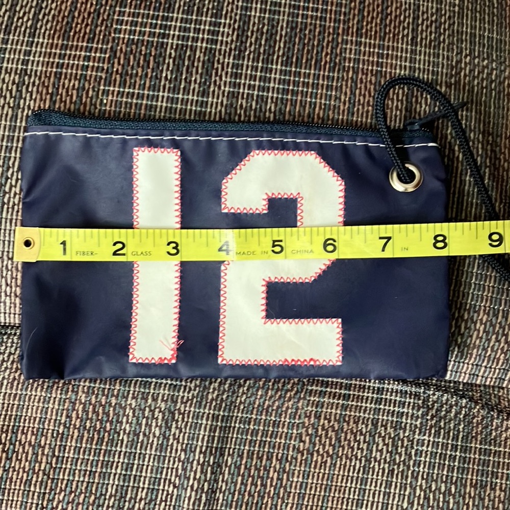 Tom Brady retired New England Patriots Seabags Maine wristlet pouch - Picture 2 of 6